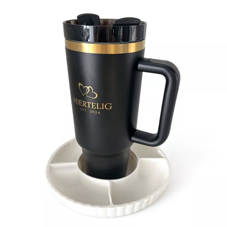 Gobelet 40oz avec assiette de fruits en silicone