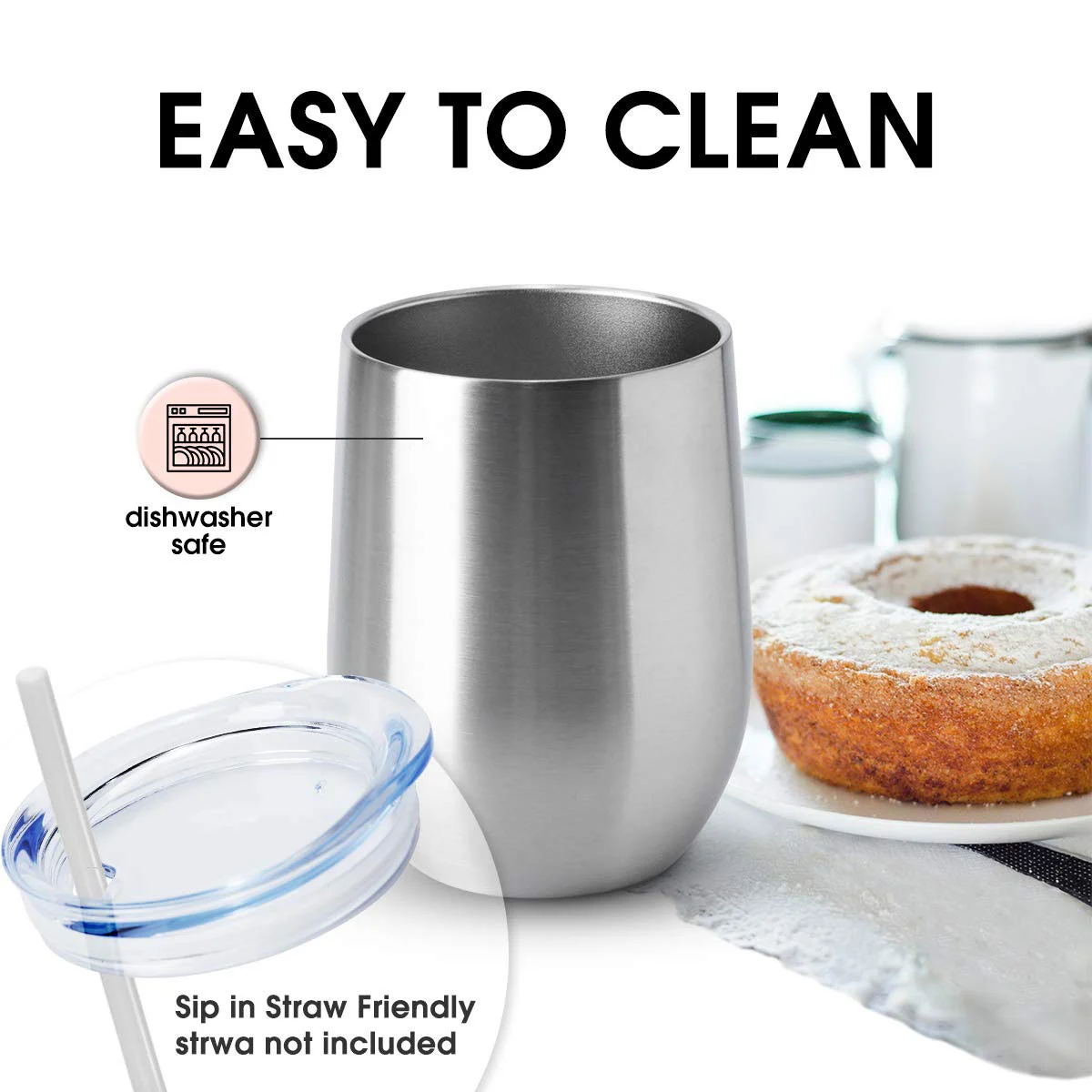 12oz Stainless Steel Insulated Mug