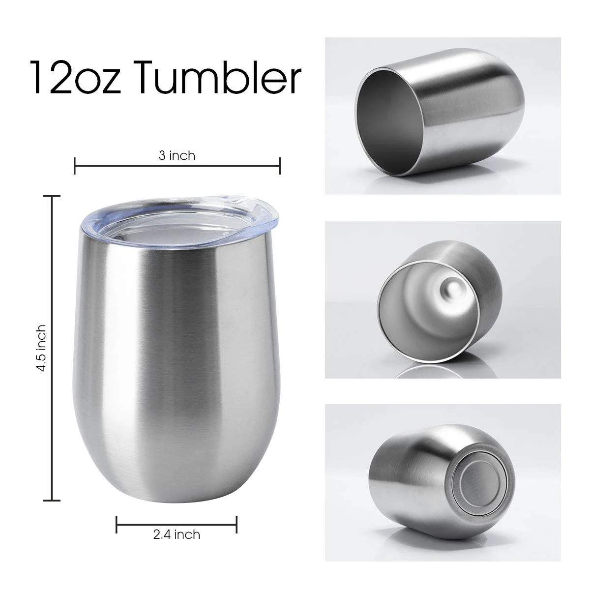 12oz Stainless Steel Insulated Mug