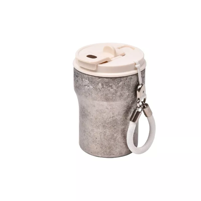 Tasse à café Titanium Duo Drink avec couvercle